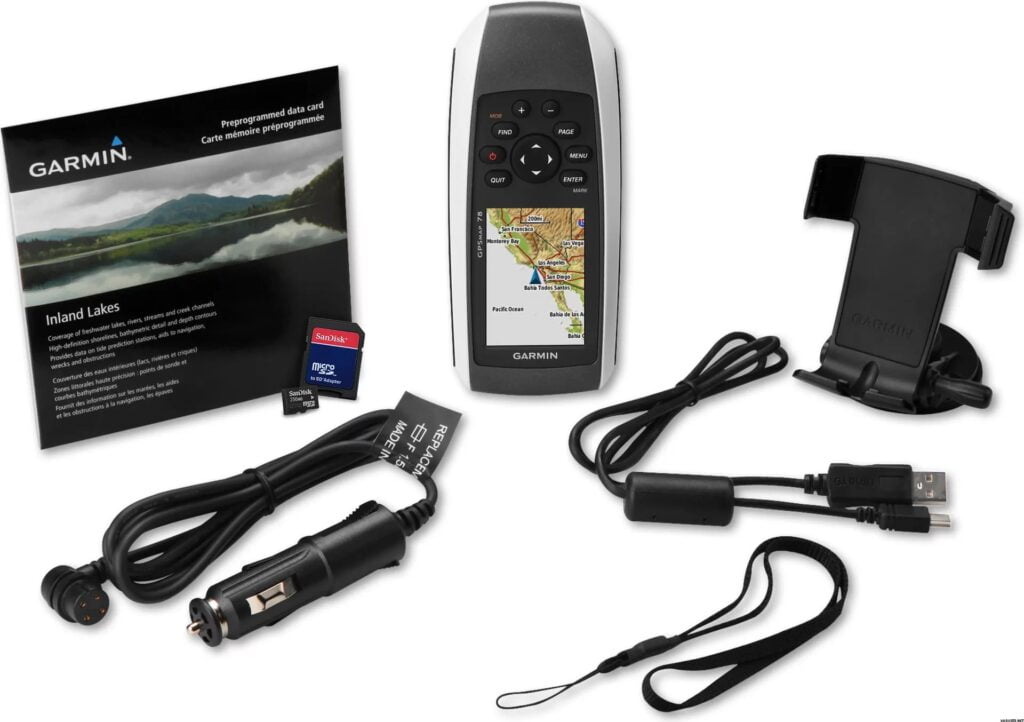 Bộ sản phẩm máy GPS Garmin Map 78S