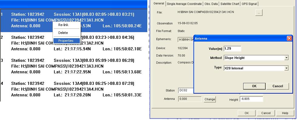 binh sai luoi gps bang compass