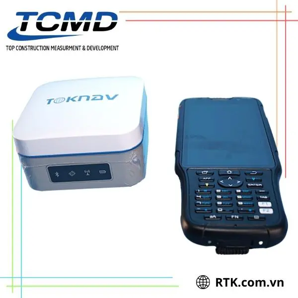 RTK GPS Toknav T5 máy định vị 2 tần RTK GPS Toknav T5 máy định vị 2 tần