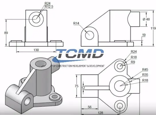 Bản vẽ kỹ thuật sản xuất cơ khí