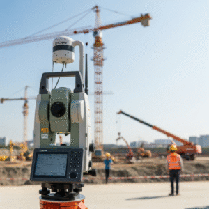 Máy RTK CHCNAV được ứng dụng thực tế trong công trường xây dựng