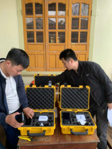 Máy GNSS RTK TokNav T5 lite được TCMD bàn giao cho nhà thầu coteccons