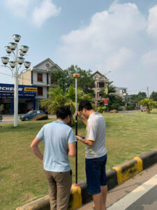 Máy RTK Toknav T5 Lite phục vụ các dự án hạ tầng tại Thành phố Việt Trì, tỉnh Phú Thọ